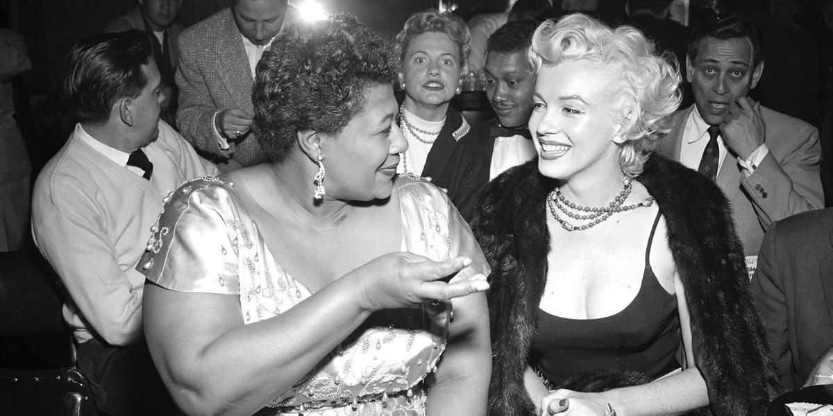 Marilyn Monroe & Ella Fitzgerald: A Bond of Friendship and Support