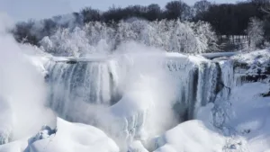 Niagara Falls Frozen 2021: A Rare Winter Spectacle