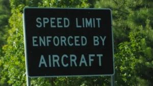 Speed Limits Enforced by Aircraft: A Look at Aerial Patrols