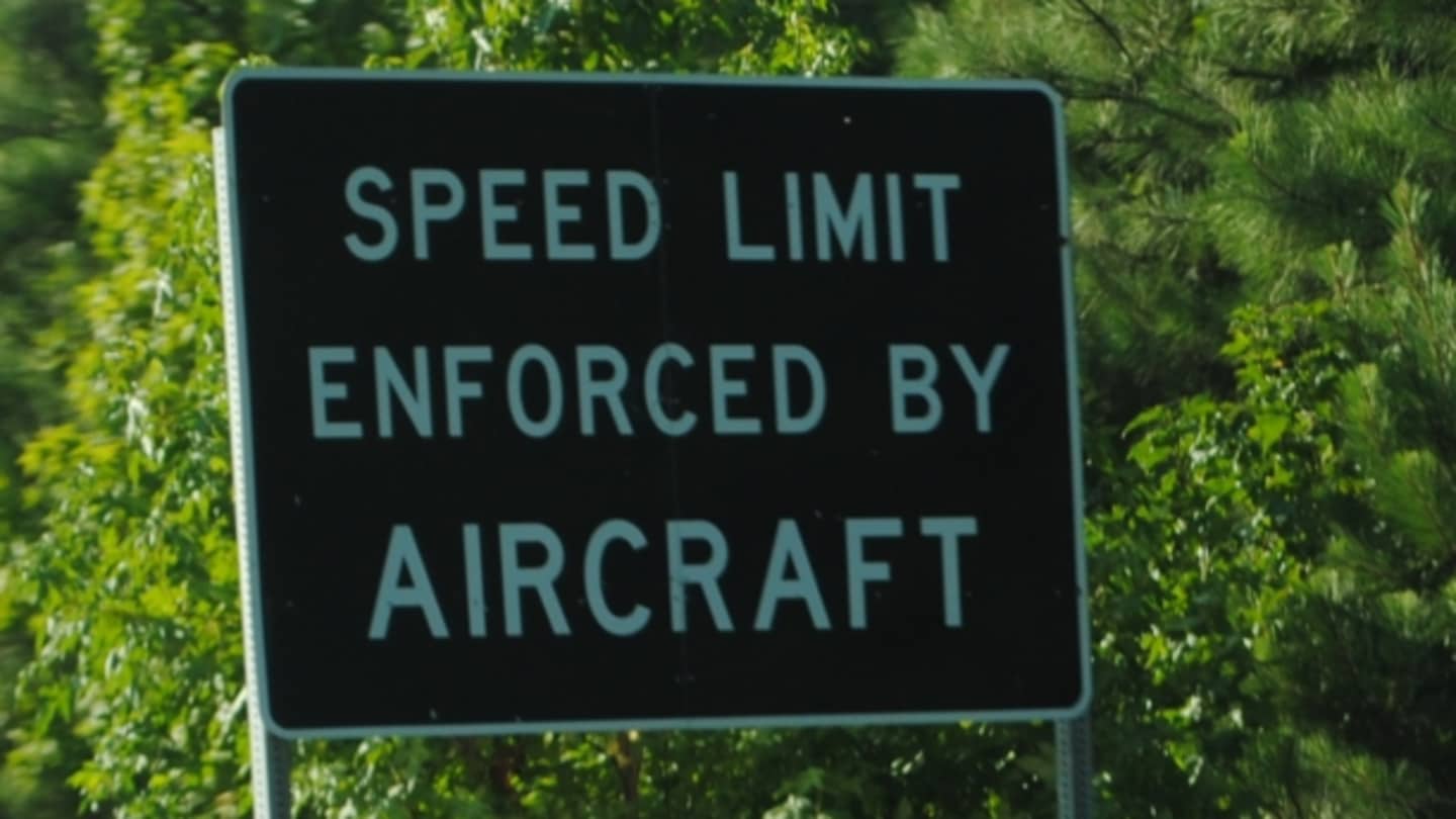 Speed Limits Enforced by Aircraft: A Look at Aerial Patrols