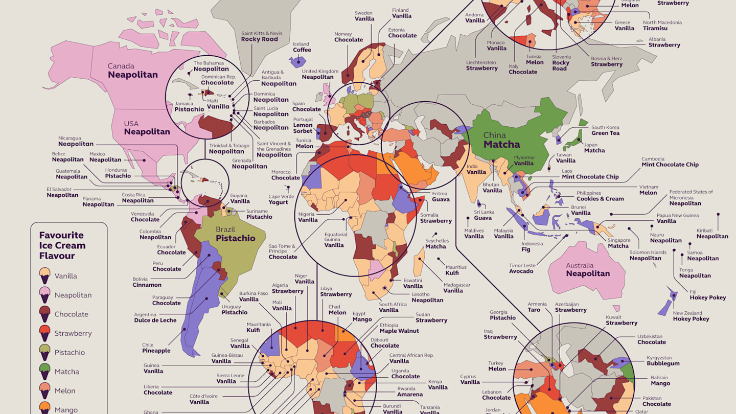 The Most Popular Ice Cream Flavors Worldwide Revealed
