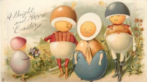 Weird Vintage Easter Cards: Quirky & Unexpected Designs