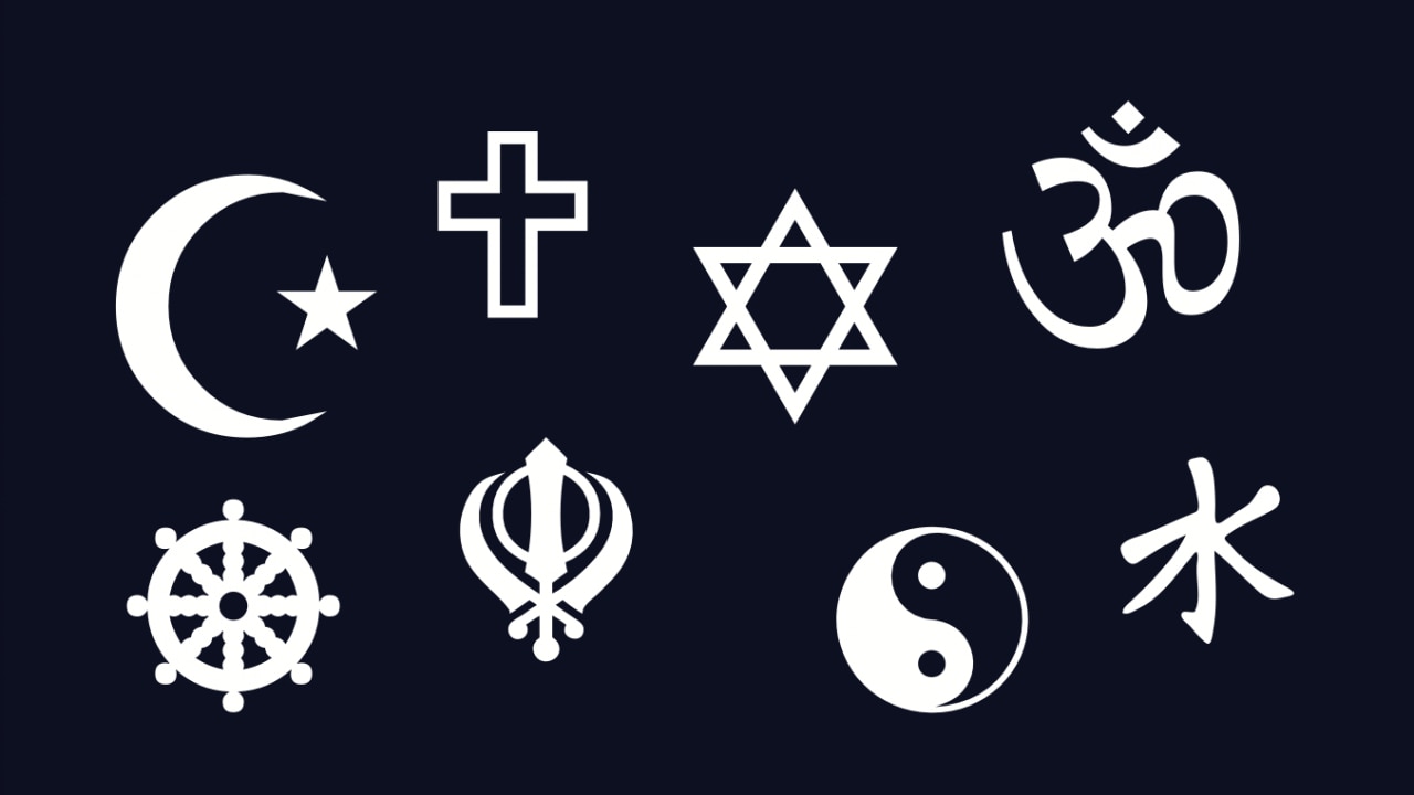 How many religions exist in the world today