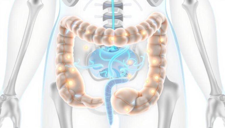 Medical illustration of the rectum and anal canal showing the sensory nerve endings used for the sampling reflex.