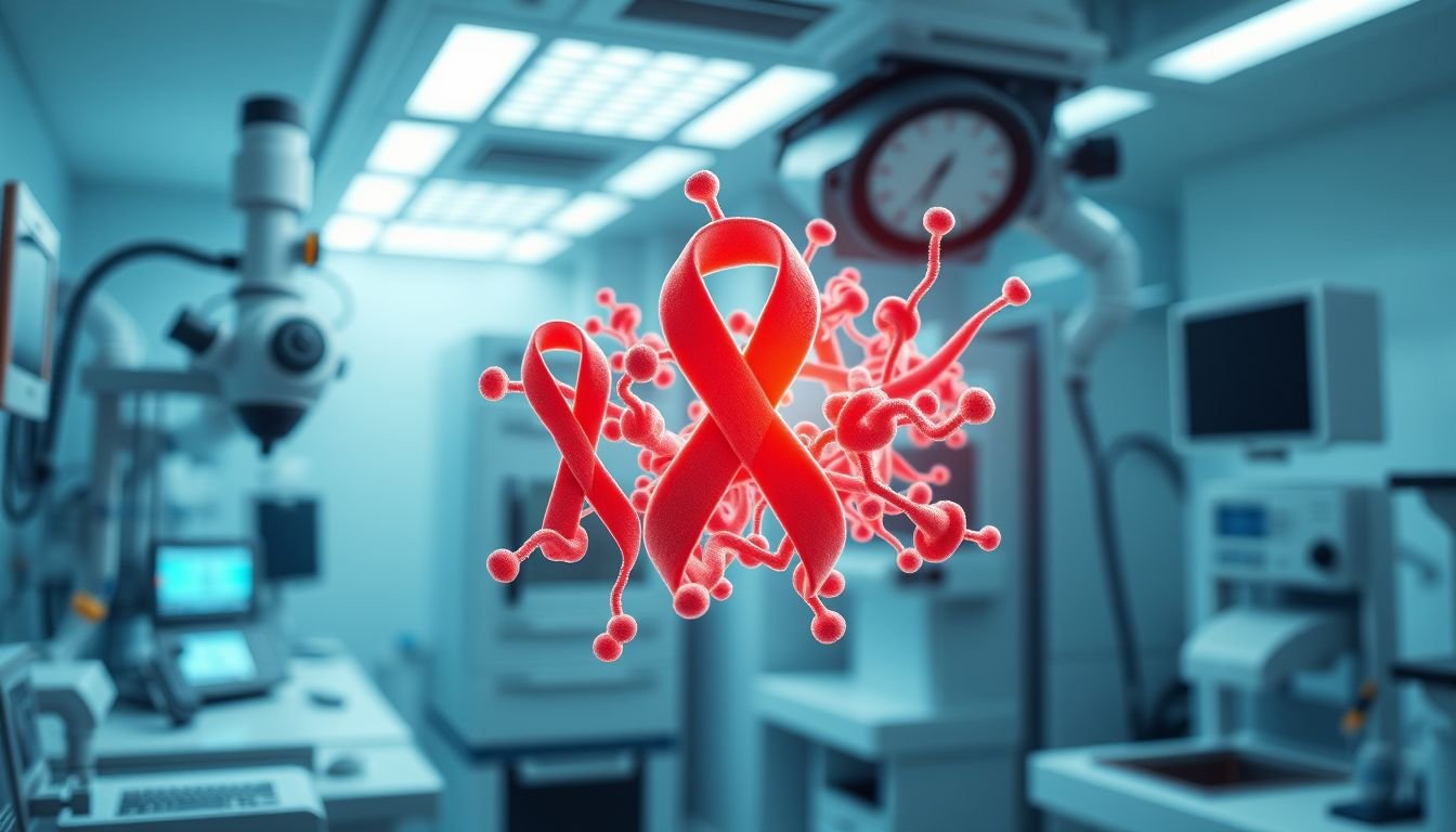 3D scientific visualization of monoclonal antibodies blocking the HIV virus proteins
