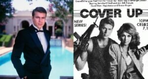 Cinematic portrait of a 1980s actor representing Jon-Erik Hexum
