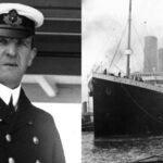 Realistic depiction of First Officer William Murdoch in his White Star Line uniform on the bridge of the RMS Titanic.