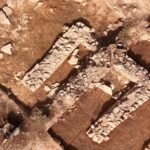 Archaeological excavation of a Roman temple dedicated to Mars in a German forest