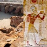Archaeological site of the royal tombs at Umm el-Qaab in Abydos, Egypt
